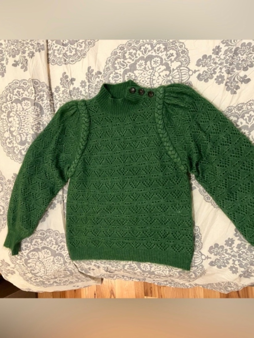Anneka Sézane sweater, NWOT, emerald green (70s green)@